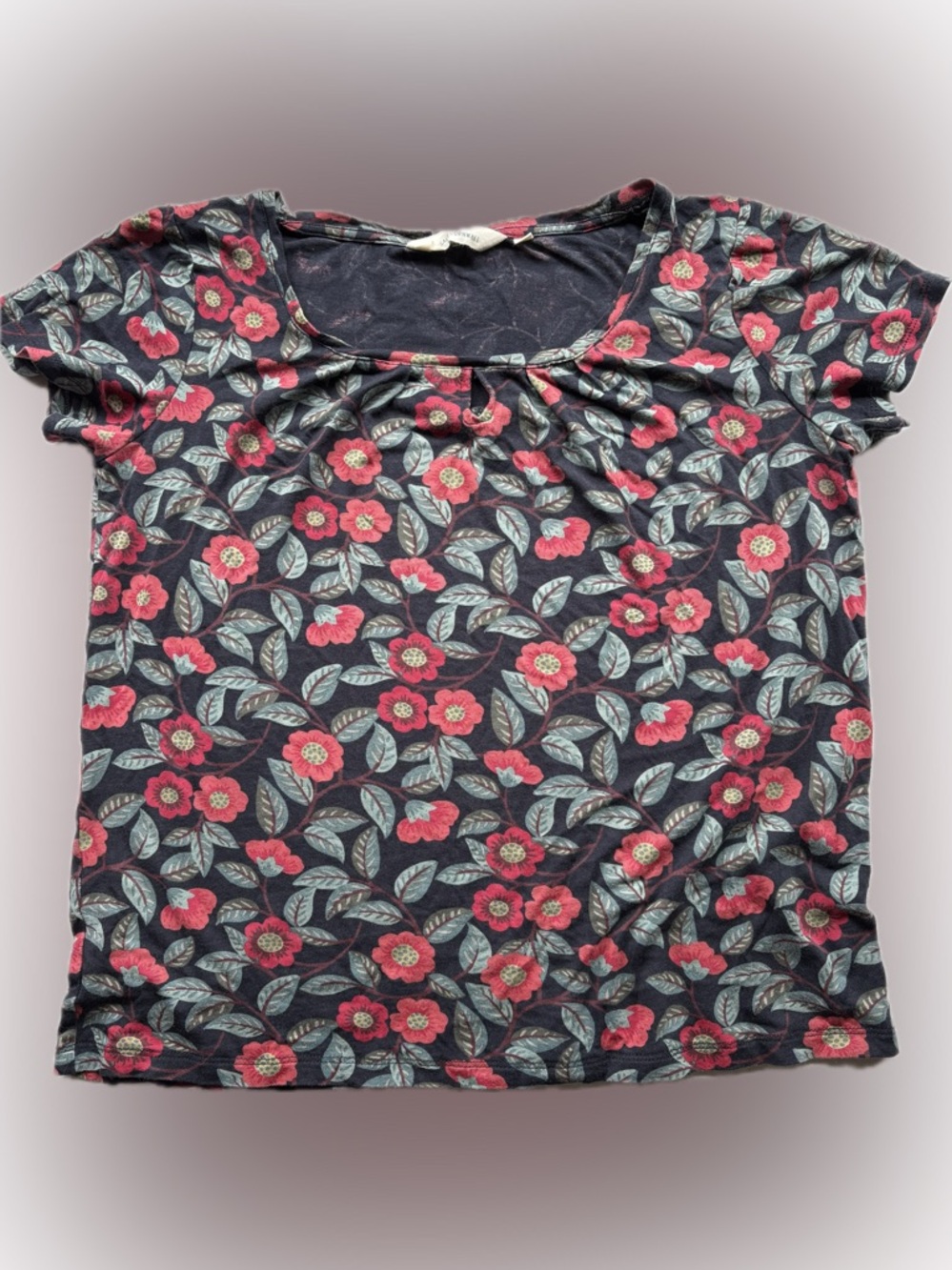 Floral Scoop Neck Tee Seasalt Cornwall